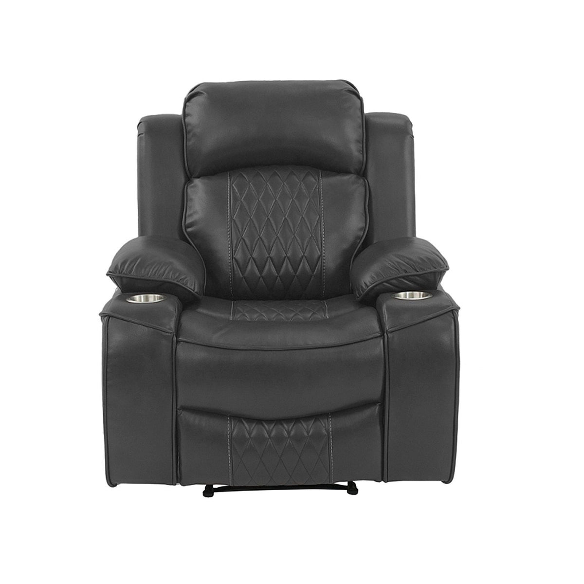 Power Motion Living Room Set With USB Port, Adjustable Headrest, Cup Holder, photo 25 of 28