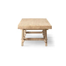 Hawthorne 48' Solid Reclaimed Elm Rectangular Trestle Coffee Table by HouseOfZazla