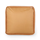 Bambo - Rectangle Pouf Ottoman Floor Cushion - Caramel