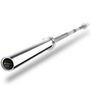 Barbell Bar For 2" Olympic Plates, Home Gym Weightlifting Bar 4Ft Solid Chrome Weight Bar 5Ft Fitness Training Curl Barbell 7.2Ft - Silver by HouseOfZazla