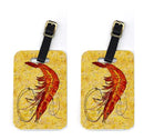 Shrimp Luggage Tag