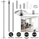 Dance Pole 45mm Spinning Static Dancing Pole with 88-108.1in Adjustable Height 551LBS Weight Capacity for Fitness Exercise Party Home Club Gy