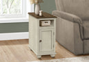 Accent End Table, Storage, Traditional - White by HouseOfZazla