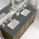 James Martin Chicago 60" Double Bathroom Vanity, Walnut Whisper
