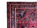 5.5 X 10 Handmade Wool Tribal Gallery Rug Wide Runner Corridor Rug Floral Red
