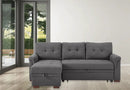 Destiny - Reversible Sleeper Sectional Sofa With Storage Chaise by Unique Piece Furniture