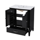 Bathroom Vanity With Sink, Soft Closing Door, Multi Functional Storage by HouseOfZazla
