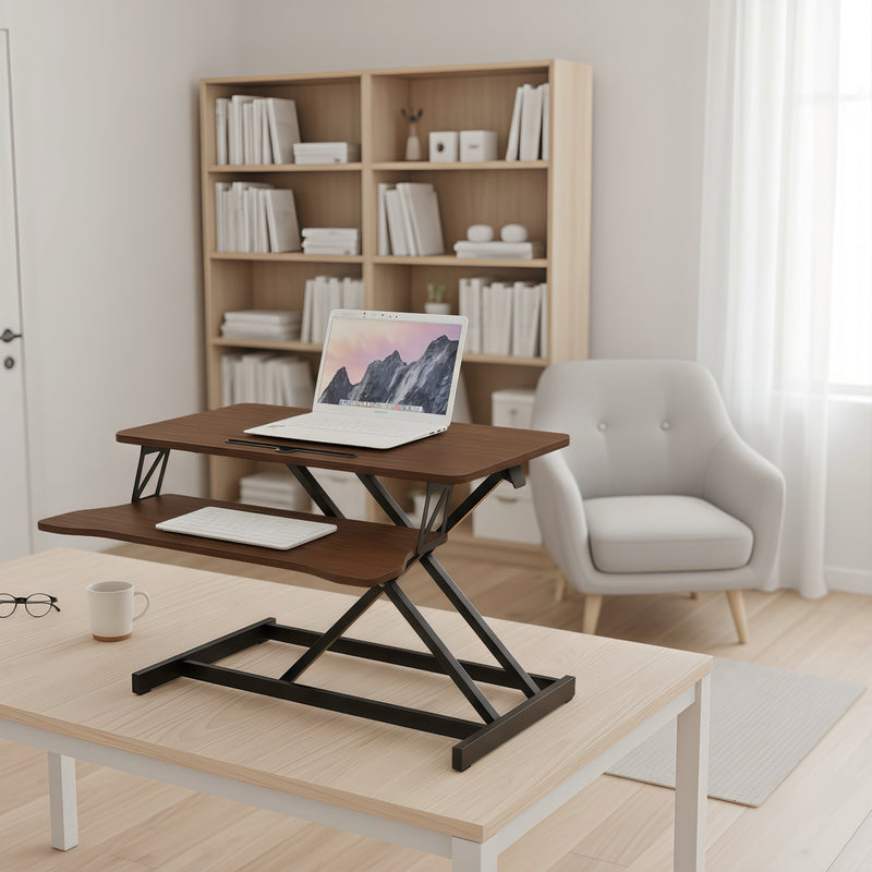 32 Inch Desk Converter - Height Adjustable Workstation, photo 8 of 9