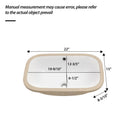 Modern Ceramic Undermount Bathroom Sink With Overflow, High Quality by HouseOfZazla