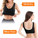 3 Pack Sport Bras For Women Seamless Wire-free Bra Light Support Tank Tops For Fitness Workout Sports Yoga Sleep Wearing