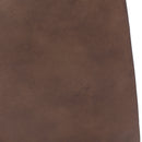Modern Outdoor Lightweight Concrete Side Table with Abstract Design in Brown Magnesium Oxide, 21 x 21 x 18 Inches