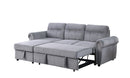 Ashton - Reversible Sleeper Sectional Sofa Chaise by HouseOfZazla