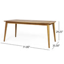 Outdoor 7 Pieces Rustic Patio Dining Set - Teak by HouseOfZazla