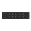 Realm - Outdoor Bench With Slat Panel Top And Base - Dark Gray