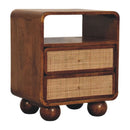 Larissa - 2 Drawer Nightstand - Brown by Unique Piece Furniture