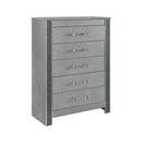 Lorenzo - 5 Piece Bedroom Set With Glittered Detailing by Unique Piece Furniture