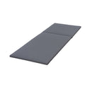 LOUNGE CHAISE SET,SPACE AVAILABLE ON ONE SIDE, ACACIA WOOD WITH WATER-RESISTANT LOUNGE CUSHIONS (Dark Grey/ & 2 INCH THICK) - MATCHING CREAM/LEAF COCONUT VERSION AVAILABLE