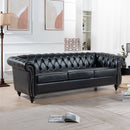 Man Cave 84.65' Arm Chesterfield Three Seater Sofa