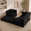 108" Modular Sectional Sofa with L-Shape Chaise