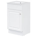 Bathroom Vanity With Sink, Cabinet With Adjustable Shelf by HouseOfZazla