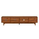 TV Stand For TVs Up To 85", Media Console With 2 Drawers - Walnut