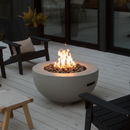 Outdoor Round Propane Fire Pit Table 28-inch, 40,000 BTU by HouseOfZazla