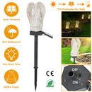 Solar Praying Angel Statue Garden Light LED Decoration Angel Lamp IP65 Waterproof Outdoor Decorative Landscape Solar Lawn Lamps For Yard Driveway Walk