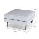 Amber - Square Upholstered Ottoman