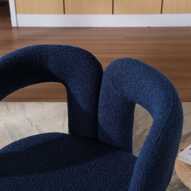 360 Degree Swivel Cuddle Barrel Accent Chairs, Round Armchairs with Wide Upholstered, Fluffy Fabric Chair for Living Room, Bedroom, Office, Waiting Rooms