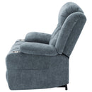 Beca - Upholstered Power Lift Recliner With Cupholders And USB Charging by HouseOfZazla