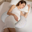 Pregnancy Pillows Adjustable Support Maternity PillowÊSoft Side Sleeper Pregnancy Pillows Wedge Pillow with Detachable Pillow Cover