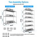 2 Pack 3 Tier Shelf Wire Shelving Unit