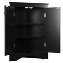 Triangle Bathroom Storage Cabinet With Adjustable Shelves, Freestanding Floor Cabinet For Home Kitchen by HouseOfZazla