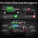 Running Boards Side Steps For 18-26 Wrangler JL (Include 4XE Model)