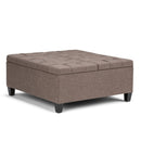 Harrison - Upholstered Coffee Table Storage Ottoman by Unique Piece Furniture