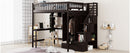 Loft Bed With Bookshelf, Drawers, Desk, And Wardrobe by HouseOfZazla