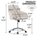 Adjustable Ergonomic Office Chair, Swivel Backrest Seat by Unique Piece Furniture