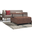Harrison - Upholstered Coffee Table Storage Ottoman by HouseOfZazla