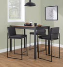 Fuji - Contemporary High Back Barstool Elegant Design by HouseOfZazla