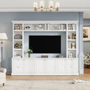 All-In-One TV Stand With Bookcase For TVs Up To 70" by HouseOfZazla