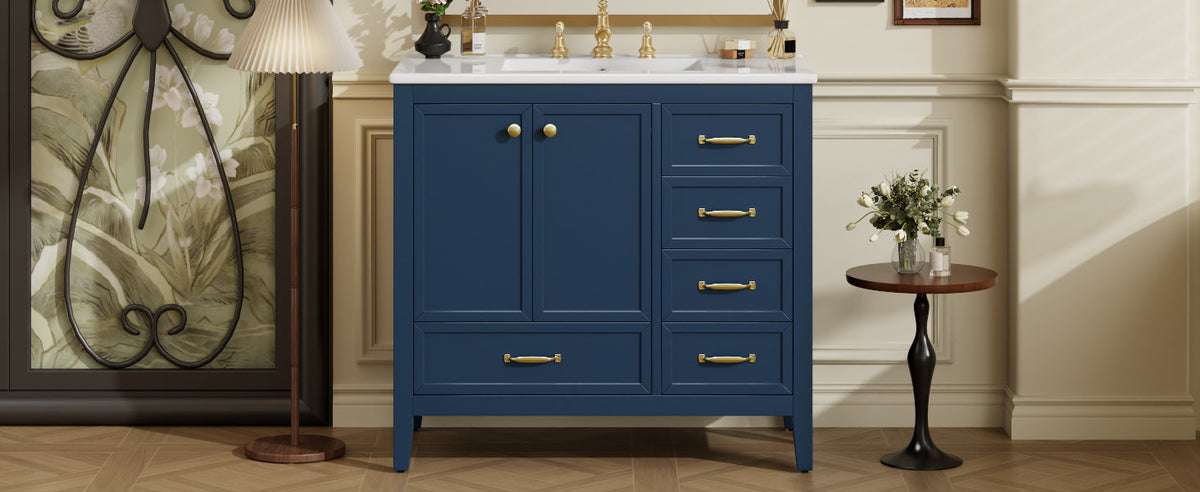 36" Bathroom Vanity with Sink, photo 6 of 10