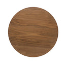 Mid-Century Modern Round Wooden Bar Table – 42" High Bar Table with Tapered Legs by HouseOfZazla