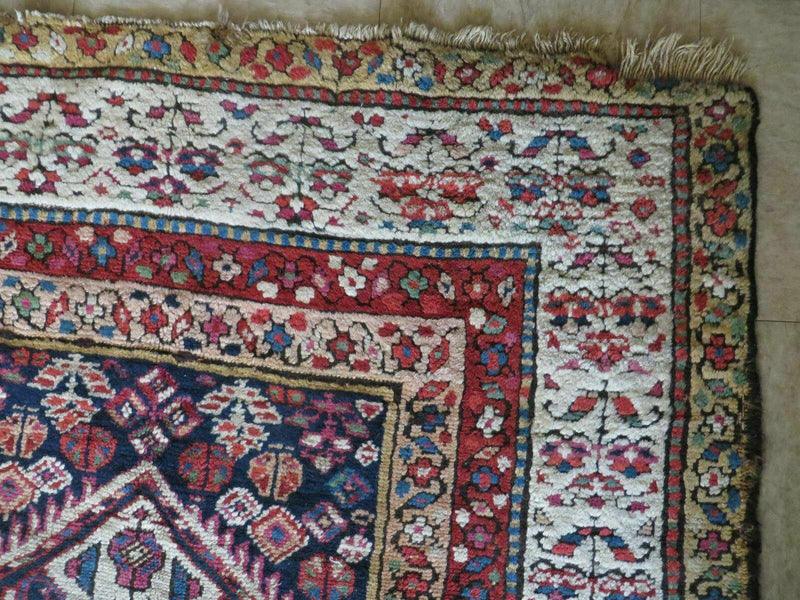 4' X11' Antique Handmade Turkish Anatolian Wool Corridor Kalegy Runner Rug