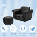 Kids Single Armrest Couch Sofa with Ottoman by LJGDeals