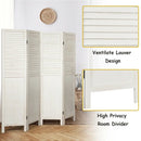 5.6 Ft Tall 4 Panel Folding Privacy Room Divider by LJGDeals