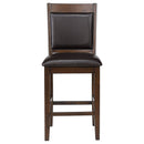 Ferrara - 5 Piece Counter Height Dining Set With Chairs - Walnut by HouseOfZazla