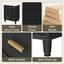 Bathroom Vanity With Sink, Deep Drawer, Door Shelf, 2 Tier Basket