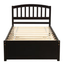 Platform Bed Wood Bed Frame With Trundle by HouseOfZazla