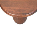 Solid Wood Clara Sculpted Coffee Table