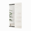 Wall Mounted Full Length Mirror With Shelf And Hook by HouseOfZazla